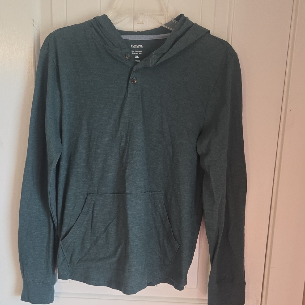Sonoma Kids Teal Long Sleeve Hoodie